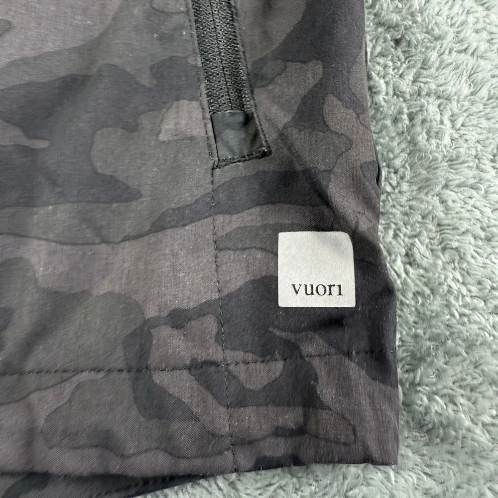 Vuori‎ Camo Full Zip Hooded Lightweight Jacket Trainer Shell Womens Size S